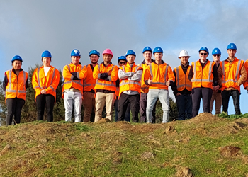 Construction/Infrastructure team in hi-vis