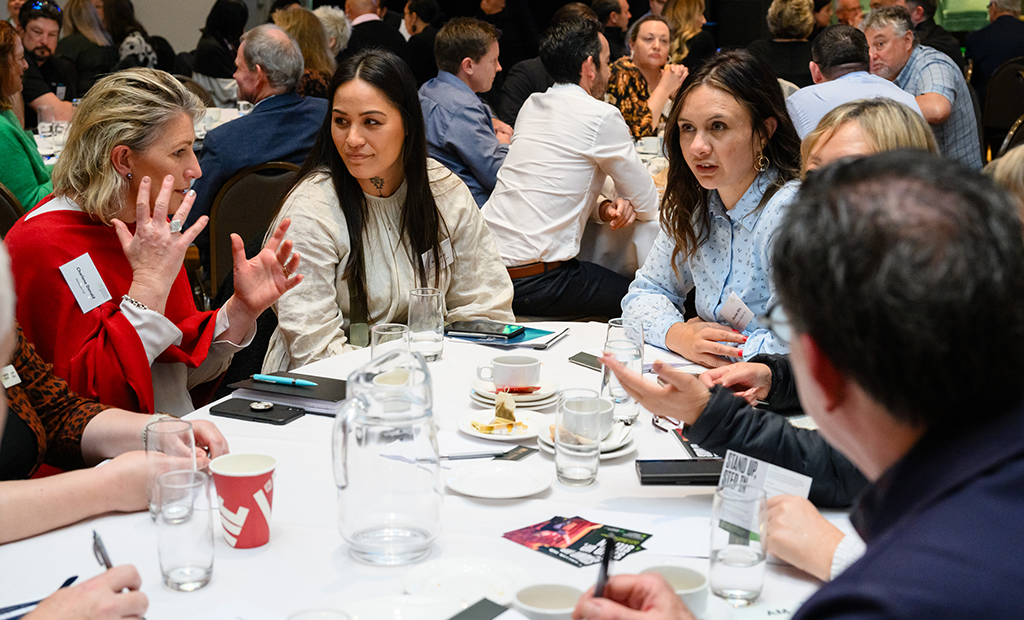 Waihanga Ara Rau Summit audience discussion